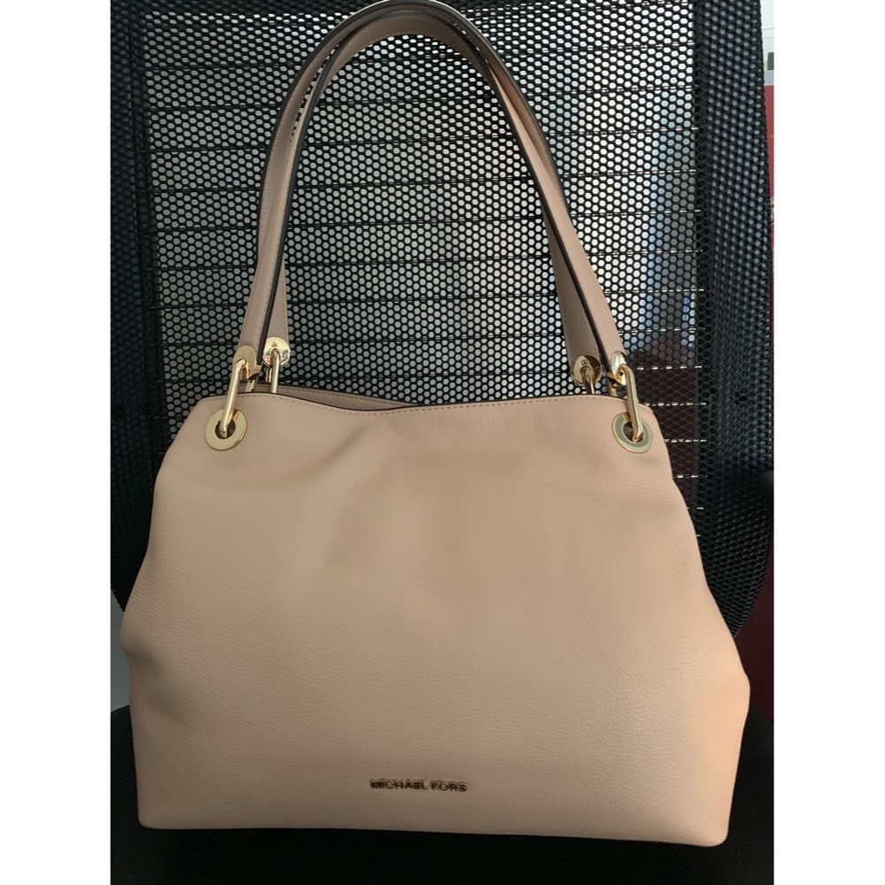 Michael Kors Raven Large Leather Shoulder Bag, NWT